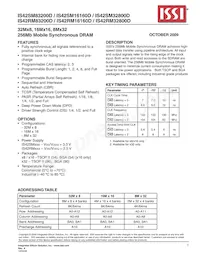 IS42SM32800D-75BL-TR Datenblatt Cover