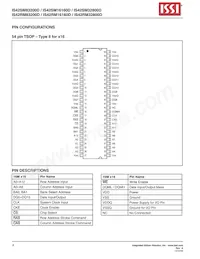 IS42SM32800D-75BL-TR Datasheet Pagina 4