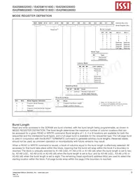 IS42SM32800D-75BL-TR Datenblatt Seite 9