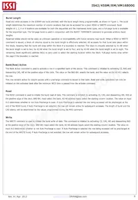 IS42VM16800G-6BL-TR Datasheet Pagina 9