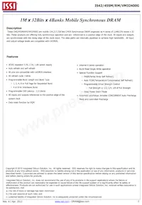 IS42VM32400G-6BL-TR Datasheet Copertura