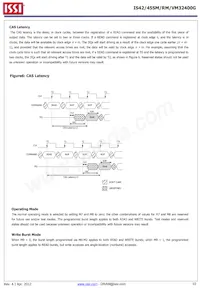 IS42VM32400G-6BL-TR Datasheet Pagina 10