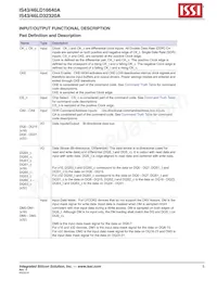 IS46LD32320A-3BPLA25-TR Datasheet Page 5