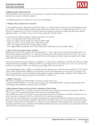 IS46LD32320A-3BPLA25-TR Datasheet Page 10