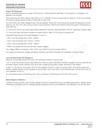 IS46LD32320A-3BPLA25-TR Datasheet Page 12