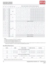 IS46LD32320A-3BPLA25-TR數據表 頁面 16
