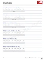 IS46LD32320A-3BPLA25-TR Datasheet Page 22