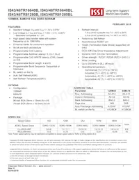 IS46TR16640BL-125JBLA2-TR Datasheet Copertura