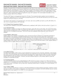 IS46TR16640BL-125JBLA2-TR Datenblatt Seite 13