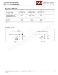 IS62WV5128DBLL-45BI-TR Datasheet Pagina 5