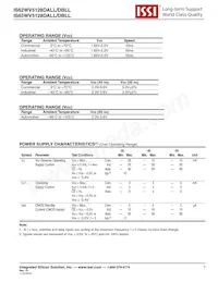 IS62WV5128DBLL-45BI-TR Datenblatt Seite 7