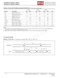 IS62WV5128DBLL-45BI-TR Datenblatt Seite 8