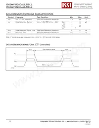 IS62WV5128DBLL-45BI-TR數據表 頁面 12