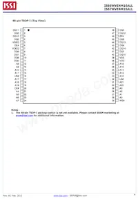 IS66WVE4M16ALL-7010BLI-TR Datenblatt Seite 4