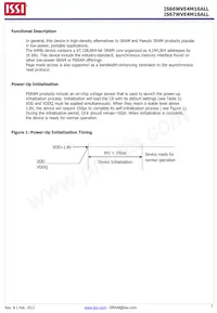 IS66WVE4M16ALL-7010BLI-TR Datasheet Pagina 7