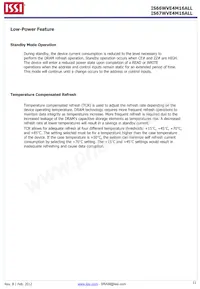 IS66WVE4M16ALL-7010BLI-TR Datasheet Pagina 11