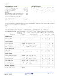 ISL9203ACRZ-T Datasheet Page 2