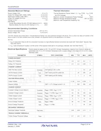 ISL9203CRZR5220 Datasheet Page 2