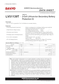 LV51139T-TLM-E Datasheet Copertura