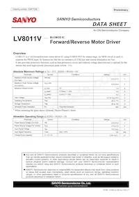 LV8011V-TLM-E數據表 封面