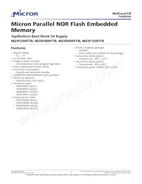 M29F400FB5AM6T2 TR Datenblatt Cover