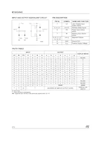 M74HC4543RM13TR Datasheet Page 2