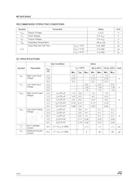 M74HC4543RM13TR Datasheet Page 4