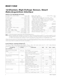 MAX11068GUU/V+T Datasheet Pagina 2