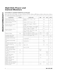 MAX4210AETT+ Datasheet Page 4