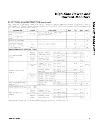 MAX4210AETT+ Datasheet Page 5