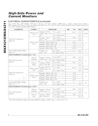 MAX4210AETT+ Datasheet Pagina 6