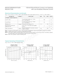 MAX4915AETT+T Datasheet Page 3