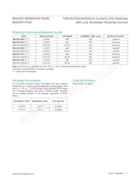 MAX4915AETT+T Datasheet Pagina 11