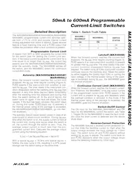 MAX4995AAVB+TCJY Datasheet Pagina 9