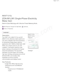 MAX71313LECB+ Datenblatt Cover