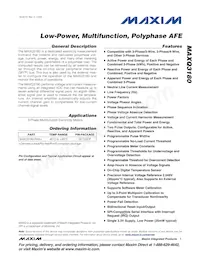 MAXQ3180-RAN+T Datasheet Cover