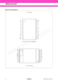 MB85R256FPF-G-BND-ERE1 Datenblatt Seite 2