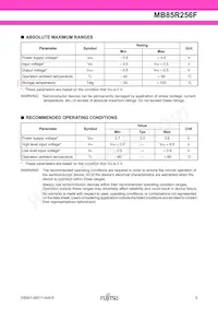 MB85R256FPF-G-BND-ERE1 Datasheet Pagina 5