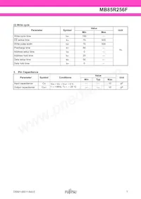 MB85R256FPF-G-BND-ERE1 Datenblatt Seite 7