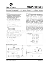 MCP3906T-I/SS Datenblatt Cover