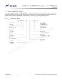 MT28EW512ABA1HJS-0AAT TR Datasheet Pagina 2