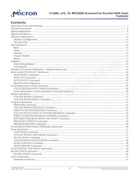 MT28EW512ABA1HJS-0AAT TR Datasheet Page 3