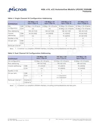 MT42L256M16D1GU-18 WT:A TR Datasheet Pagina 2