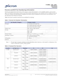 PC28F00AP30BFB TR Datasheet Page 2