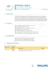 PIP202-12M-2 Datenblatt Cover