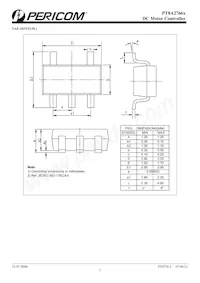 PT8A2766JTAEX Datasheet Page 7