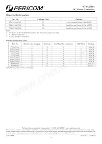 PT8A2766JTAEX Datasheet Page 8