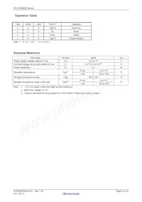 R1LP5256ESP-7SR#S0 Datasheet Pagina 4