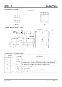 R7731AGE Datasheet Pagina 2