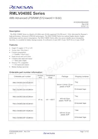 RMLV0408EGSB-4S2#HA0 Datasheet Copertura